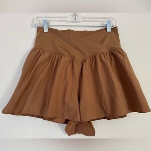 OFFLINE (by Arie) High Waist Brown Women's Shorts - Size L - EUC
